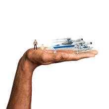 STAR WARS Micro Galaxy Medium vehicle with 2 figures W3