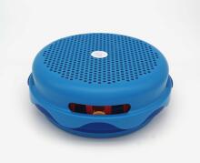 COMPACTOYS Pludmales spainis ar smilšu kastes rotaļlietām 7-in-1, zils