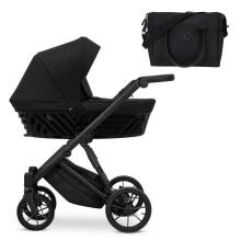 Kunert Ivento Art.IVE-12 Deep Black Bērnu rati ar kulbu