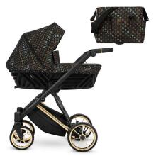 Kunert Ivento Premium Art.IVE-02 Black Style Universālie rati/ratiņi 2in1