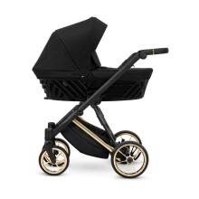 Kunert Ivento Premium Art.IVE-12 Deep Black Universālie rati/ratiņi 2in1