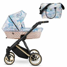 Kunert Ivento Premium Art.IVE-03 Pastel Grass Baby stroller with carrycot