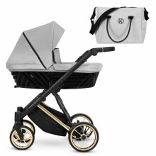 Kunert Ivento Premium Art.IVE-06 Dove Grey Baby stroller with carrycot