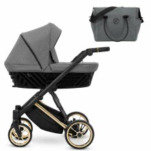 Kunert Ivento Premium Art.IVE-09 Deep Graphite Baby stroller with carrycot
