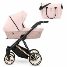 Kunert Ivento Premium Art.IVE-11 Smoky Pink Baby stroller with carrycot