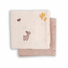 Done by Deer Swaddle 2-pack, Lalee Powder (120x120 cm)