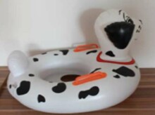 Ikonka Art.KX6789 Pripučiamas čiužinys pontoninis ratas vaikams dalmatinas