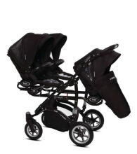 Babyactive Trippy 07 Black Universal stroller for triplets 3in1