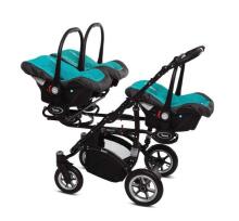 Babyactive Trippy 11 Tropic Green Universal stroller for triplets 3in1