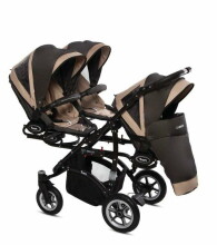 Babyactive Trippy 12 Beige stroller for triplets 2in1