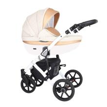 Kunert Mila White Art.MI-3 Gold  Universālie rati 2in1