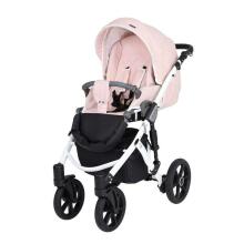 Kunert Mila White Art.MI-05 Pink Универсальная коляска 2 в 1