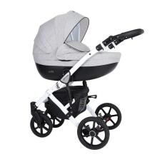 Kunert Mila White Art.MI-06 Grey  Universālie rati 2in1