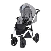 Kunert Mila White Art.MI-08 Dark Grey  Универсальная коляска 2 в 1