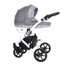 Kunert Mila White Art.MI-15 Grey Universal stroller 2 in 1