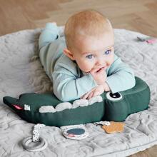 Done by Deer aktivitātes spilvens Tummy time, Croco Green