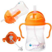 B.Box Sippy Cup Art.BB00509 Orange Zing Детский поильник с соломкой,240ml