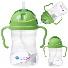 B.Box Sippy Cup Art.BB00503 Apple Mācību krūzīte ar salmiņu un atsvaru,240ml