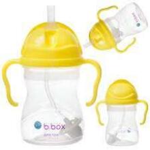 B.Box Sippy Cup Art.BB00507 Lemon Mācību krūzīte ar salmiņu un atsvaru,240ml