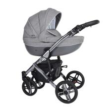 Kunert Mila Premium Class Graphite Chrome  Art.MI-08 Dark Grey Universal stroller 2 in 1