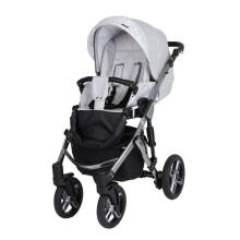Kunert Mila Premium Class Graphite Chrome  Art.MI-12 White Universal stroller 2 in 1