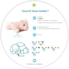 Cloud B Art. CL-7472UC N9/21 Dream Buddies Ella the Unicorn - Classic Mocha Naktslampa