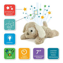 Cloud B Art. CL-7472PP N9/21 Dream Buddies Patch the Puppy™ - Classic Mocha Naktslampa