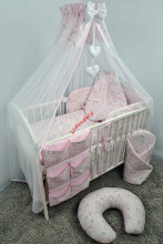 Ankars Pony Art.PON000102 Pink Балдахин для детской кроватки с москитной сеткой