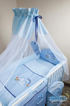Ankars Art.WYC000002 Niebieski Canopy for baby crib with mosquito net