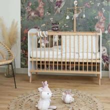 Doux Nid Old Rose and Boho Garden French Cot Bumper Art.2200780 Бортик-охранка для детской кроватки 30x180 см