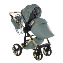 Junama Heart Art.HT-03 Green Gold Baby universal stroller 2 in 1