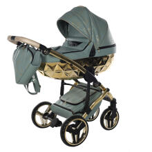 Junama Heart Art.HT-03 Green Gold Baby universal stroller 2 in 1