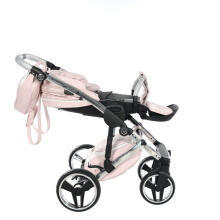 Junama Heart Art.HT-06 Pink Silver Bērnu universālie ratiņi (rati) 2 vienā