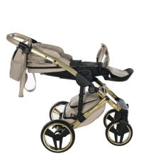 Junama Heart Art.HT-07 Beige Gold Bērnu universālie ratiņi (rati) 2 vienā