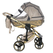 Junama Heart Art.HT-07 Beige Gold Bērnu universālie ratiņi (rati) 2 vienā