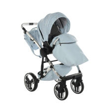 Junama Heart Art.HT-08 Blue Silver Baby universal stroller 2 in 1