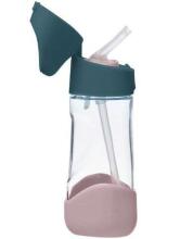B.Box Drink Bottle Art.BB00445 Indigo Rose Детский поильник с силиконовой трубочкой с 9+ мес,450 мл