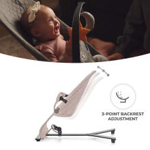 Kinderkraft Mimi Bouncer Art.KBMIMI00BEG0000 Beige  (ekspozicija - kājai vizuālais defekts)