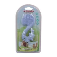 Mombella Squirrel Teether Toy  Art.P8159 Light Blue  Silikona kožamā rotaļlieta Vāvere