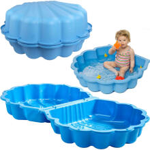 3toysm Art.61059P Sandbox Double shell blue - non-slip bottom Smilšu kaste