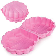 3toysm Art.61059P Sandbox Double shell pink - non-slip bottom Песочница Раковина