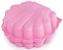 3toysm Art.61059P Sandbox Double shell pink - non-slip bottom Песочница Раковина