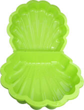 3toysm Art.61059P Sandbox Double shell green - non-slip bottom Smilšu kaste