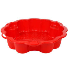 3toysm Art. 69481 Sandpit Big daisy red with cover