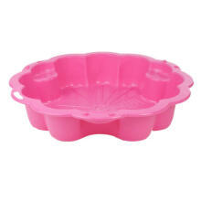 3toysm Art. 69484 Sandpit Big daisy pink with cover Песочница с покрытием