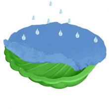 3toysm Art. 69659 Sandpit Big shell green with cover