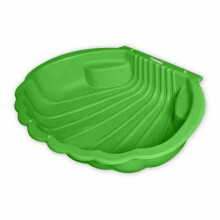 3toysm Art. 69659 Sandpit Big shell green with cover Smilšu kasti ar pārklājumu