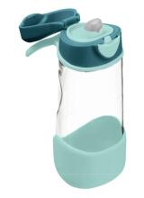 B.Box Sport Bottle Art.BB500407 Emerald Forest Детская спортивная бутылочка с силиконовым носиком 9+ мес,450 мл