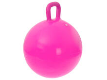 Ikonka Art.KX5383_1 Kangurs lēkšanas bumba 45cm rozā krāsā