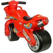 3toysm Art.MB1 Inlea4Fun bouncer in the form of a motorcycle - red Bērnu motocikls